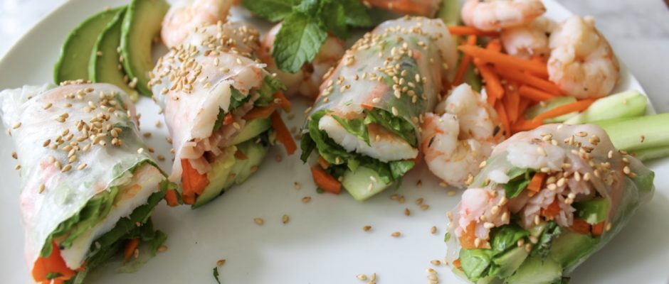 shrimp spring rolls