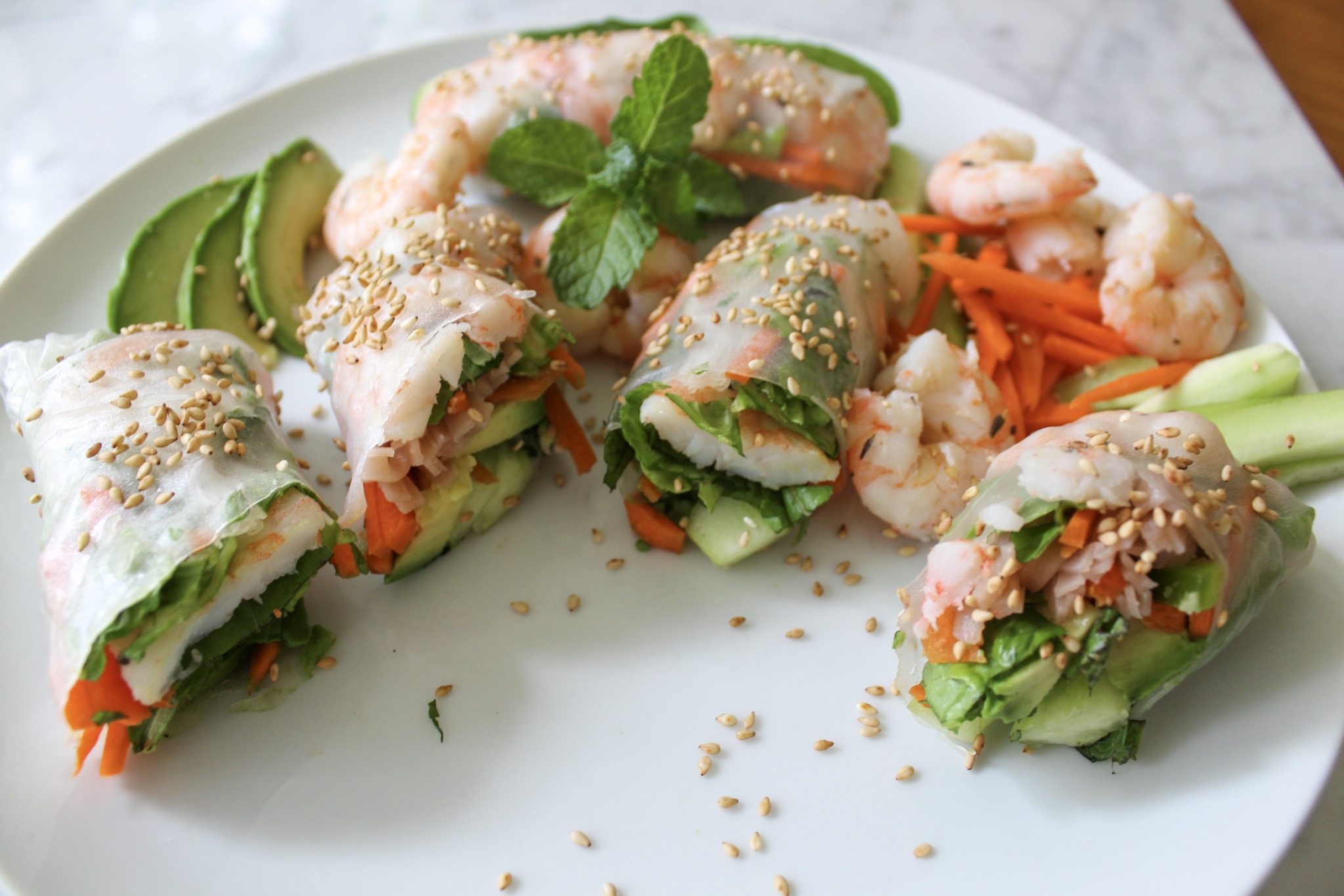 shrimp spring rolls