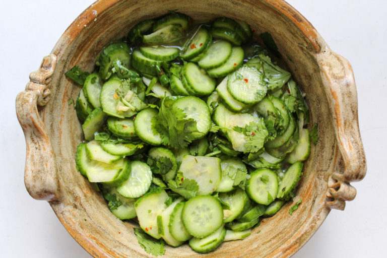 Spicy Thai Cucumbers A Refreshing Summer SaladSur Le Plat