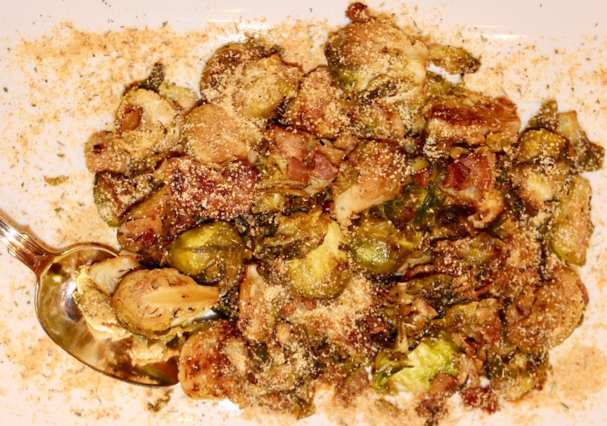 Braised brussel sprouts
