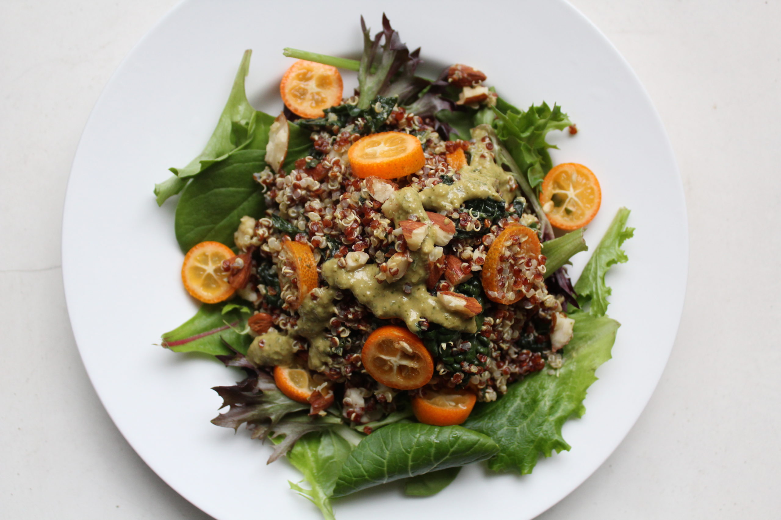 quinoa and kale