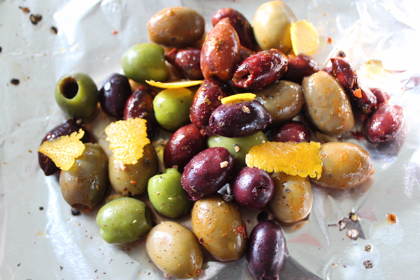warm Med olives